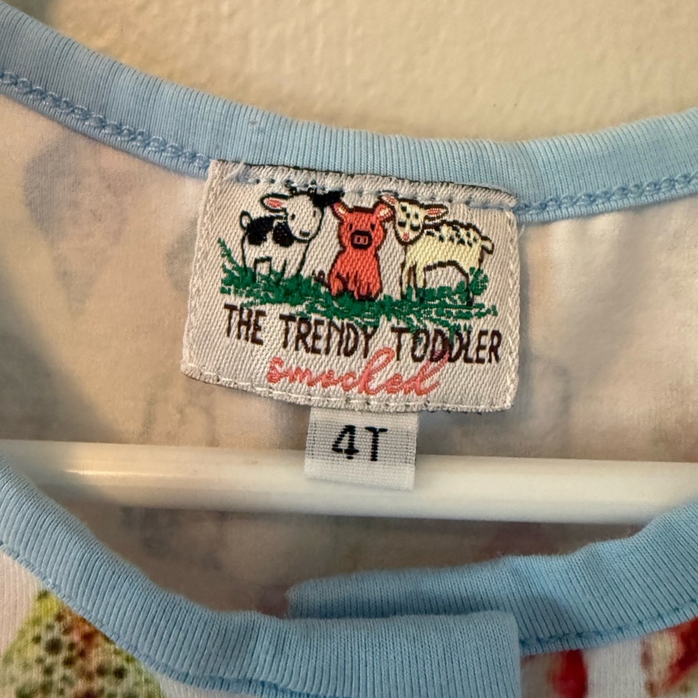 The Trendy Toddler Colorful Seashell Pajamas - Picture 4 of 4
